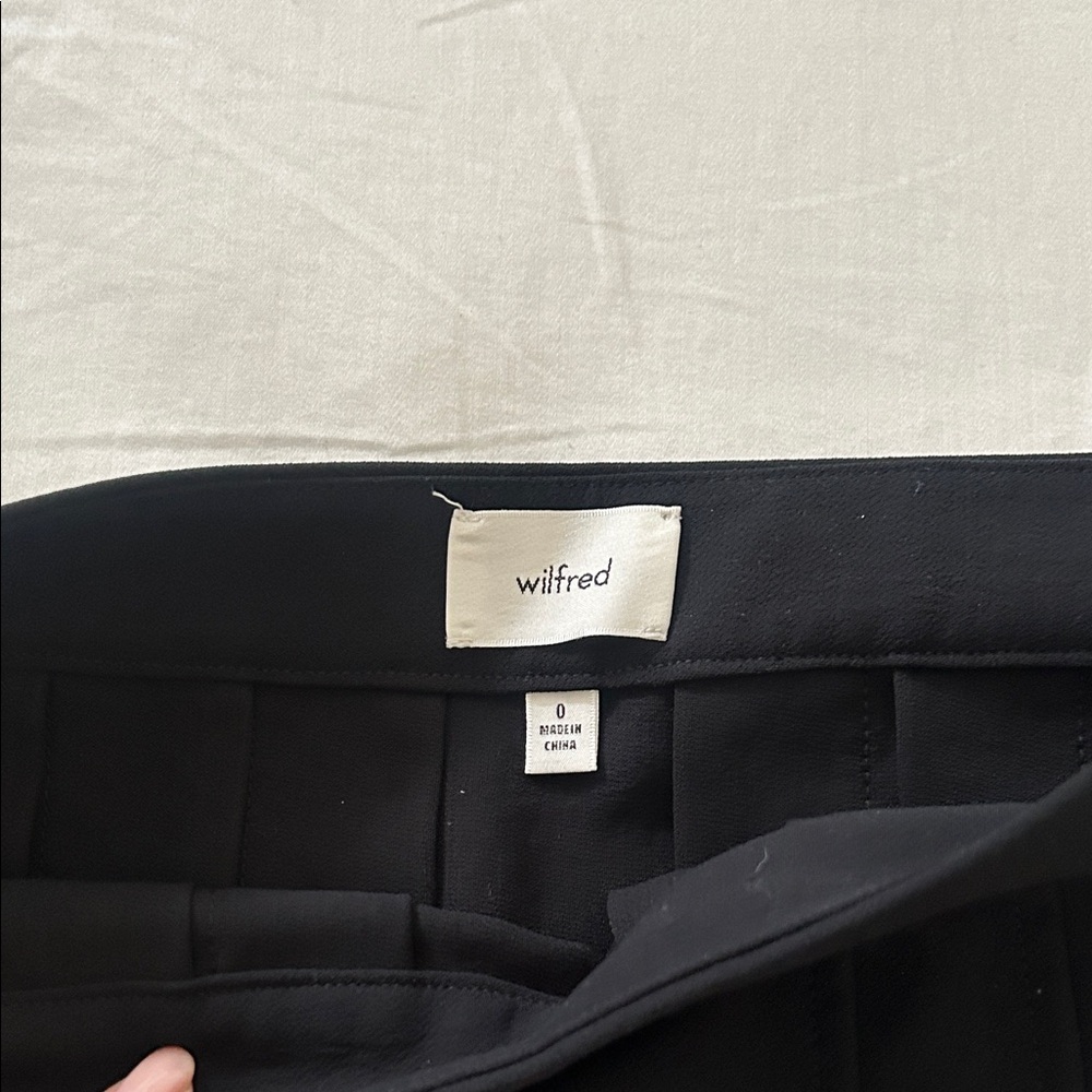 Wilfred Classic Black Skirt